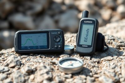 Bushnell vs Garmin GPS Navigation Emergency Devices with Battery Life