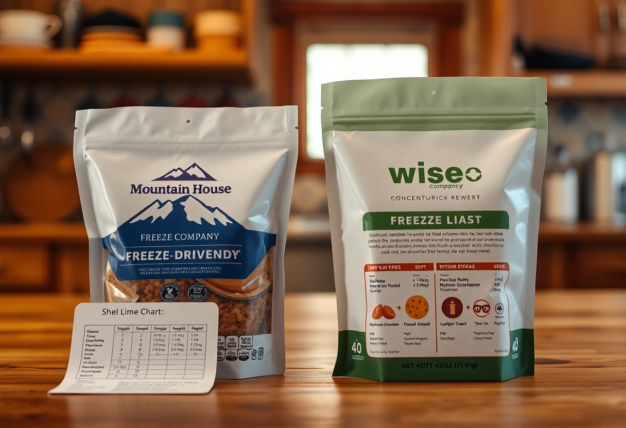 Mountain House vs Wise Company Freeze Dried Food for Long Term Storage ...