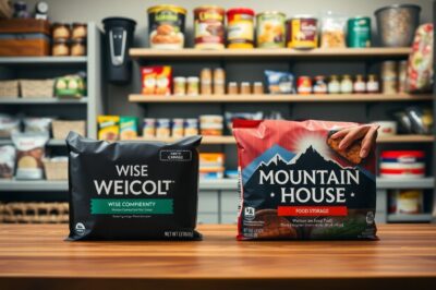 Wise Company vs Mountain House Emergency Food Storage for Long Term Prep