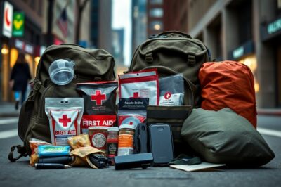 Urban Bug Out Bag Checklist with Essential Items